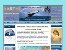 Tablet Screenshot of earthtransformation.com